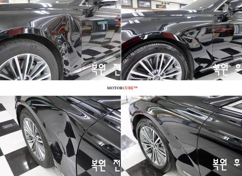 제네시스 EQ900 덴트 시공 사진