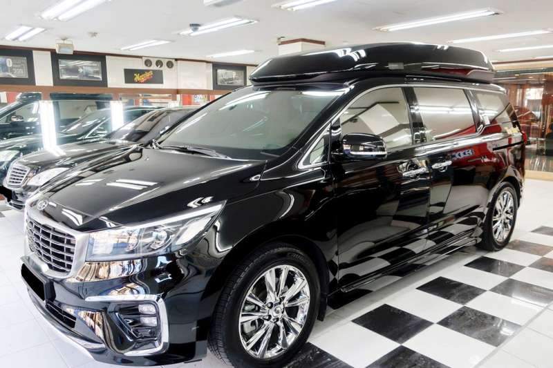 카니발 유리막 코팅 시공 사진