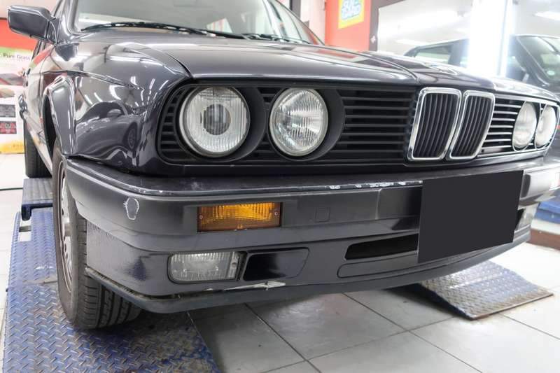 마포구 BMW 89년식 E30 320i 올드 카 덴트  시공 전
