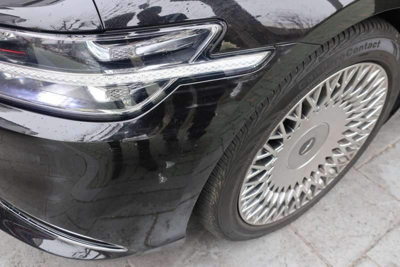 마포구 제네시스 G90 리무진 앞 범퍼 덴트 복원 시공 전