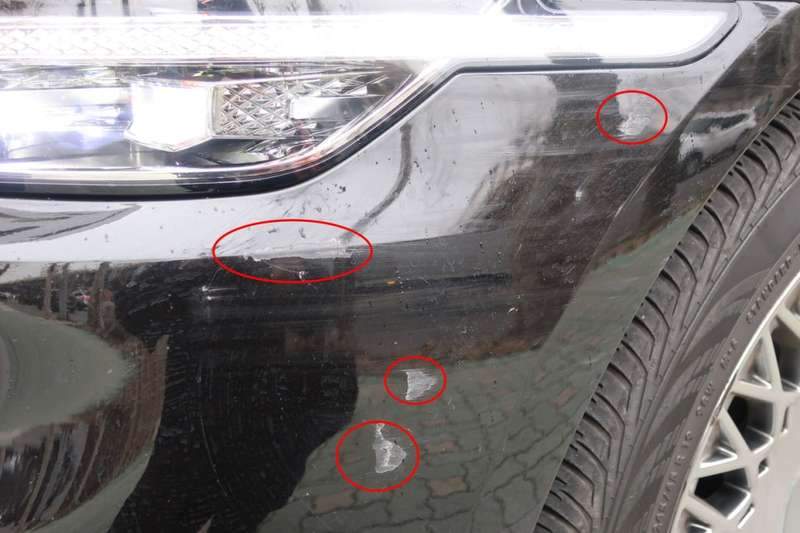 제네시스 G90 덴트 시공 사진
