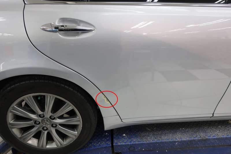 마포구 덴트, 광택 전문점에서 렉서스 ES350 덴트, 시공 전