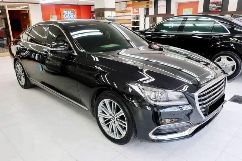 제네시스 G80 덴트 시공 사진