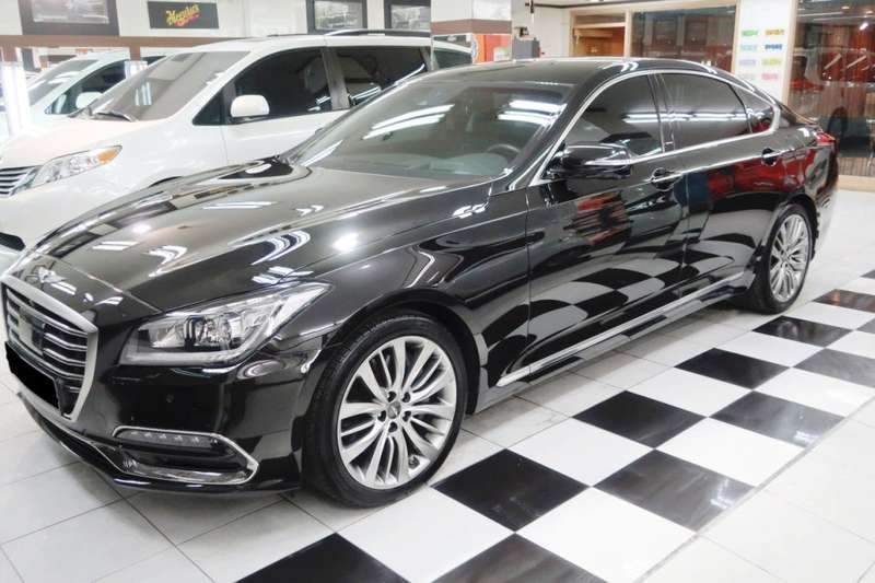 제네시스 G80 덴트 시공 사진