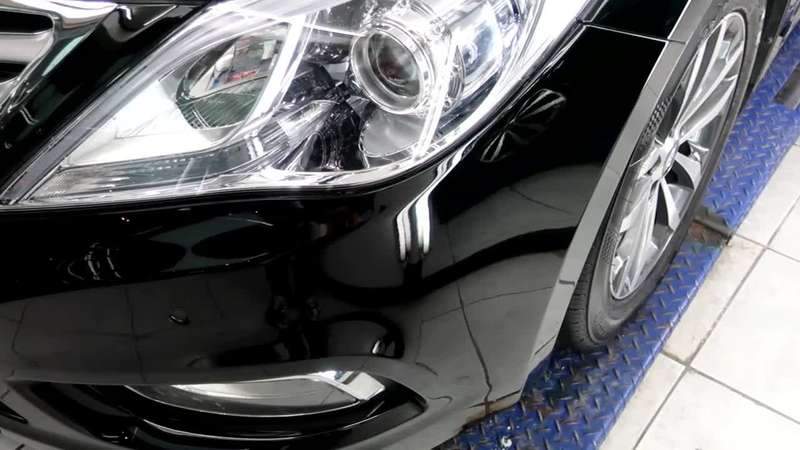 마포구 현대차 그랜저 HG 범퍼 덴트 복원 후 광택 시공 후