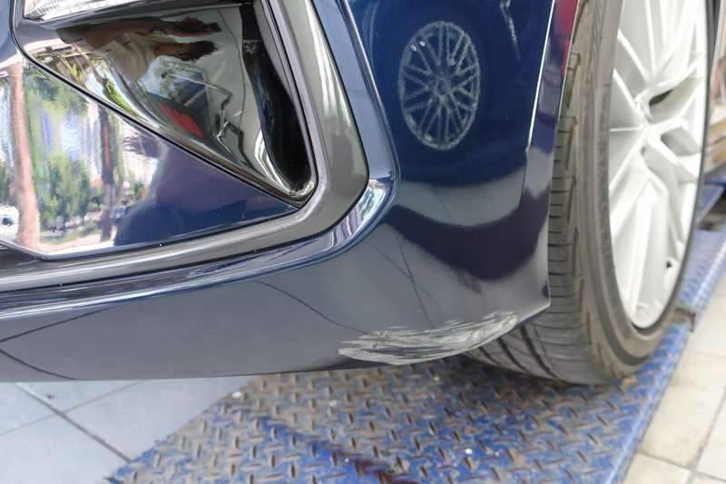 제네시스 G70 덴트 작업 전 02