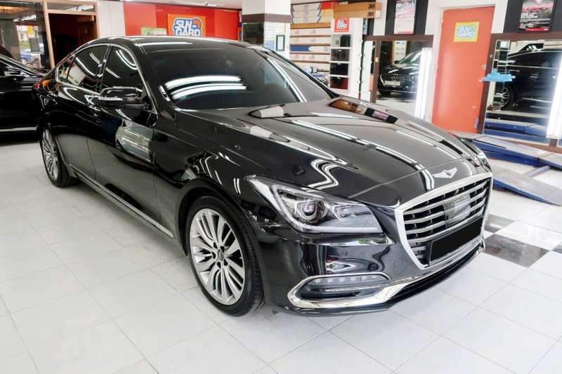 마포구 덴트 광택 전문점 제네시스 G80 광택 복원 작 시공 전