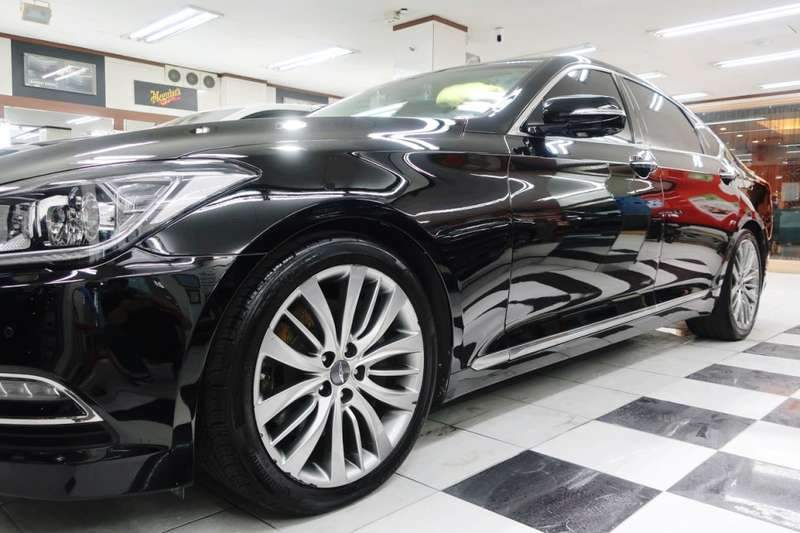 제네시스 G80 덴트 시공 사진