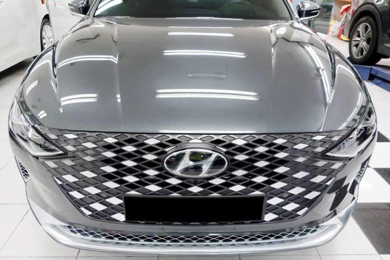 그랜저 덴트 시공 사진