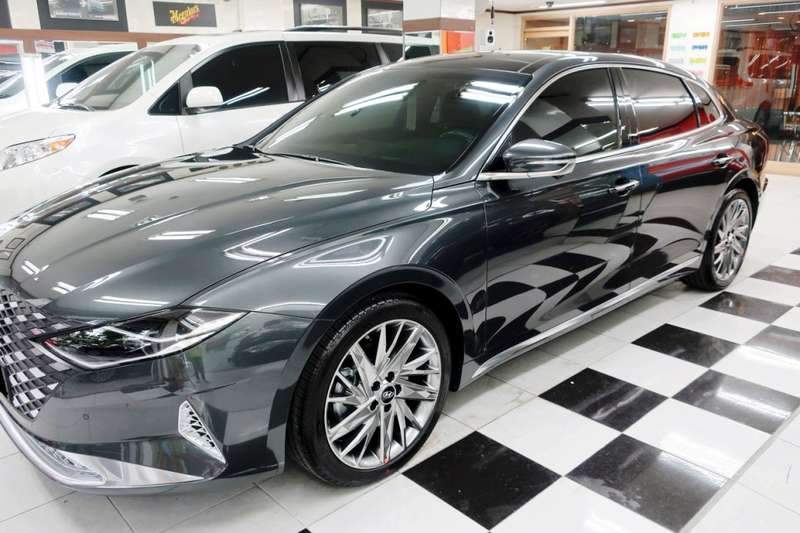 그랜저 덴트 시공 사진