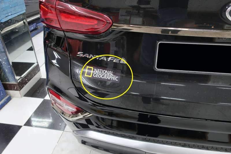 마포구 싼타페 트렁크 덴트 복원 광택 복원 후 코팅까지 시공 전