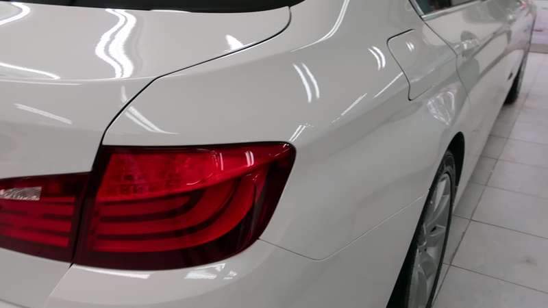 마포구 BMW 528i 덴트 복원 없이 광택 복원 으로 시공 후