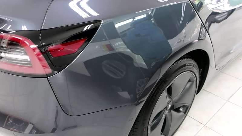 마포구 테슬라 모델3 교환이 아닌 덴트 복원후 광택 복 시공 후