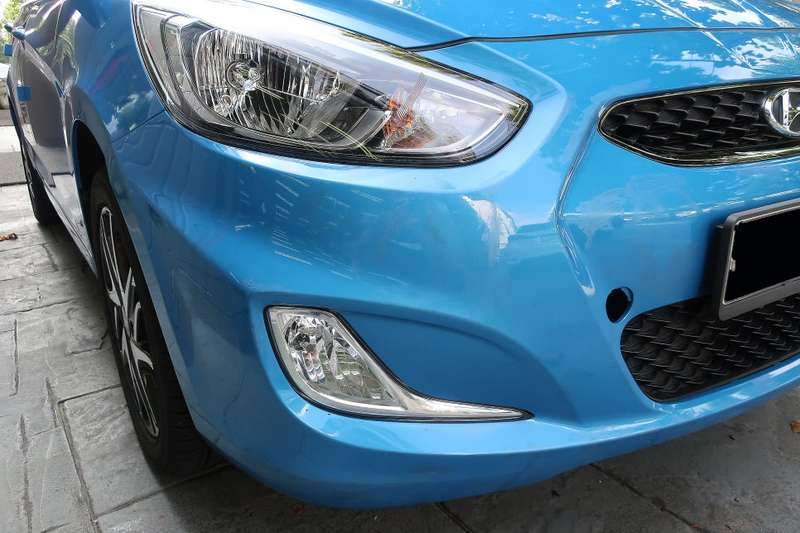 마포구 덴트 광택 전문점에 엑센트 단종 전 마지막 모델 시공 전