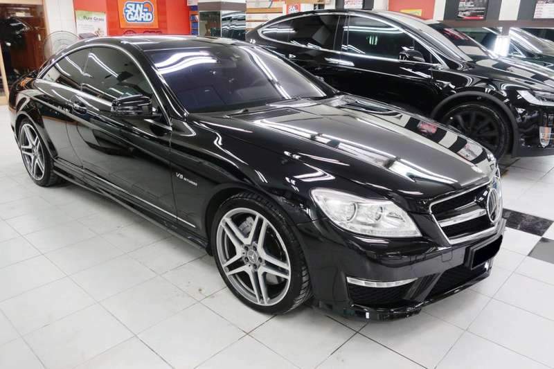 마포구 덴트 광택 전문점 벤츠 CL63 AMG 8년 된 시공 전