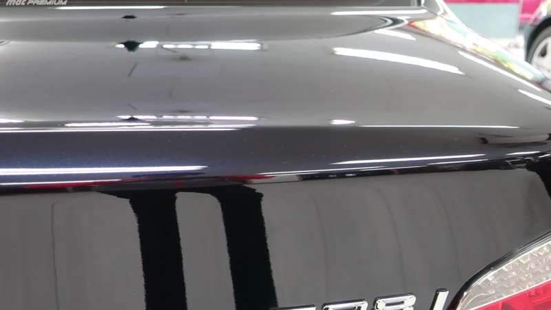 마포구 BMW 528i 손상 부위 덴트 복원과 광택 복 시공 후