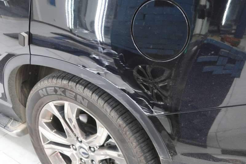 마포구 쌍용자동차 G4 렉스턴 뒤 펜더 덴트 복원 &  시공 전