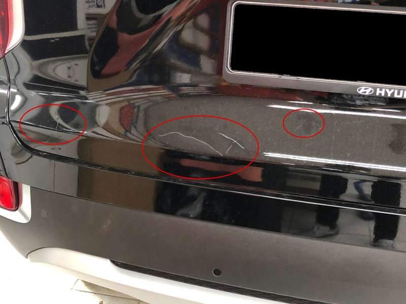  덴트 작업 전 02