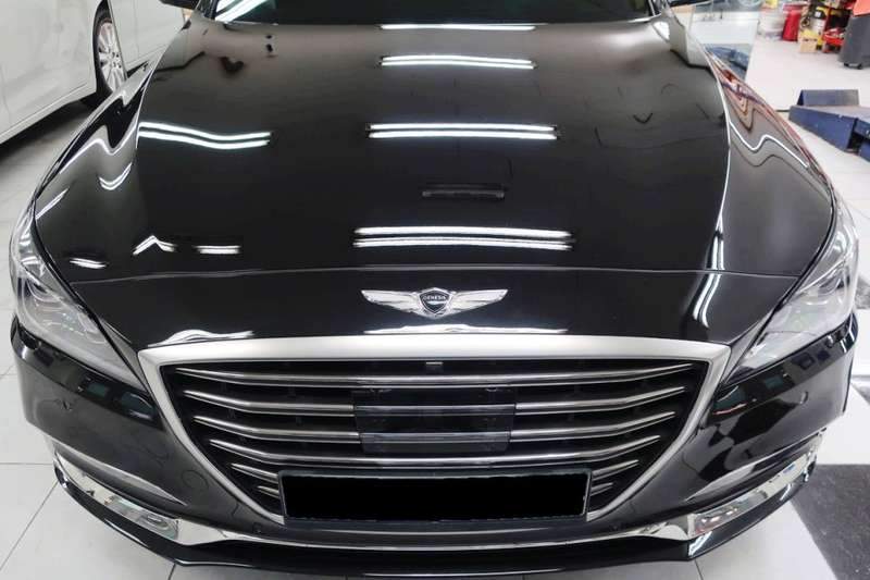 제네시스 G80 덴트 시공 사진