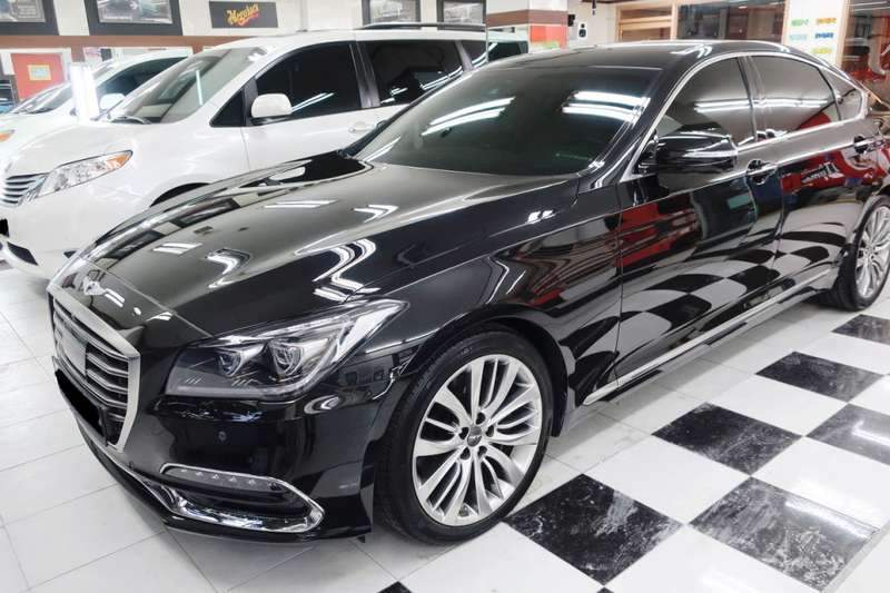 제네시스 G80 덴트 시공 사진