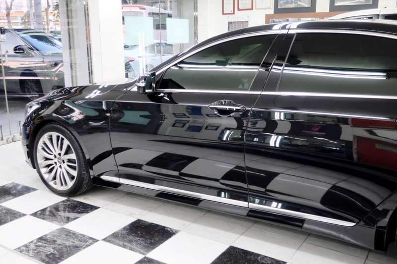 제네시스 G80 덴트 시공 사진