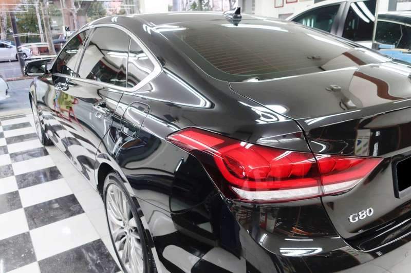 제네시스 G80 덴트 시공 사진