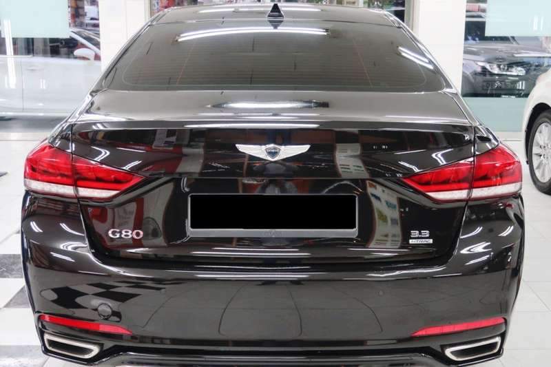 제네시스 G80 덴트 시공 사진