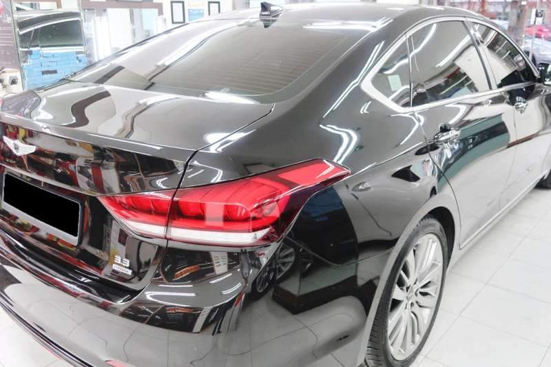 제네시스 G80 덴트 시공 사진