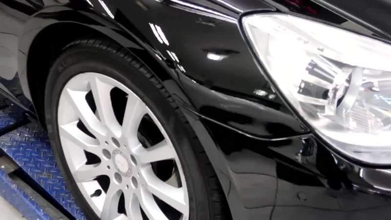 마포구 벤츠 SLK200 범퍼와 펜더 덴트 복원 그리고 시공 후