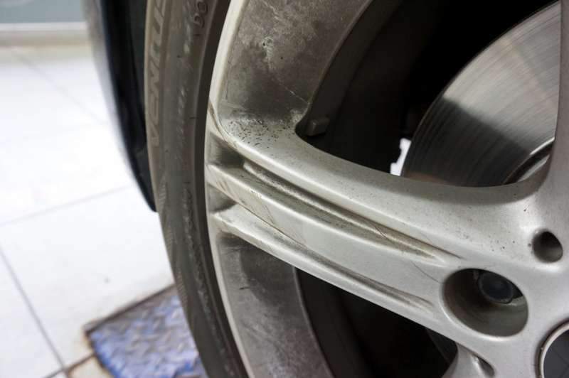 BMW 320d 덴트 시공 사진