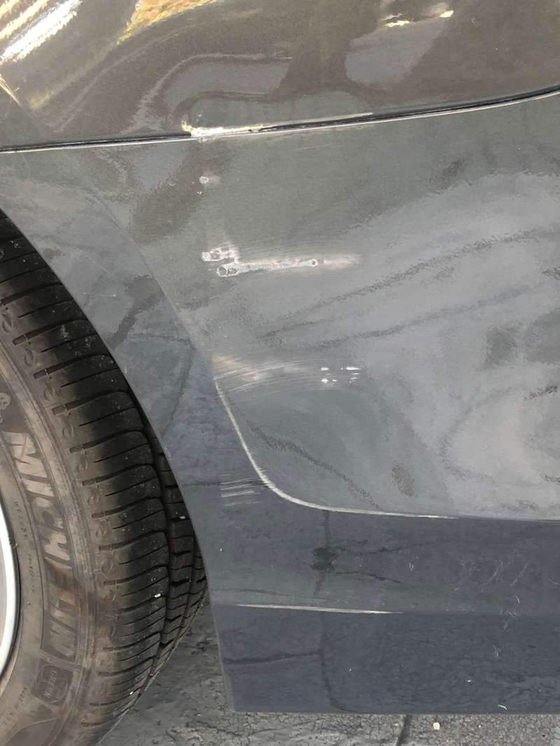 그랜저 덴트 시공 사진