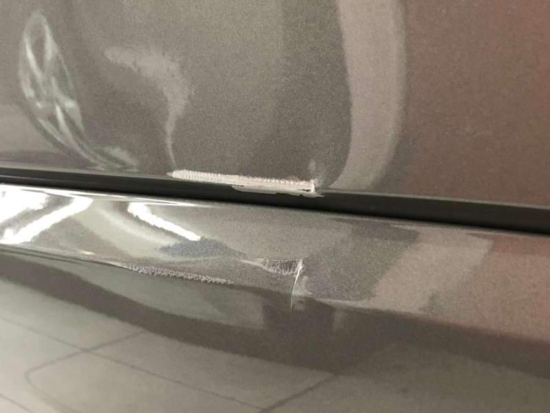 아우디 Q3 덴트 시공 사진