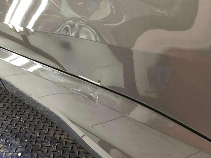 아우디 Q3 덴트 시공 사진