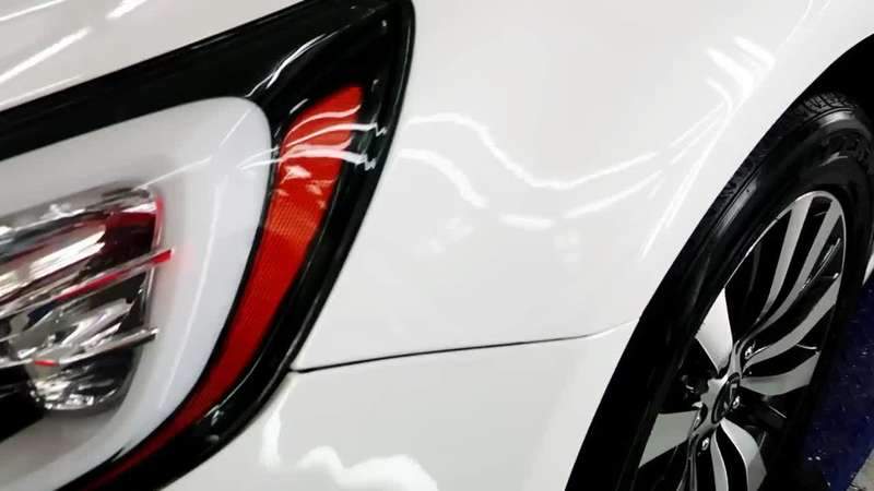 마포구 기아 K7 앞 펜더 덴트 복원 후 광택 복원 시공 후