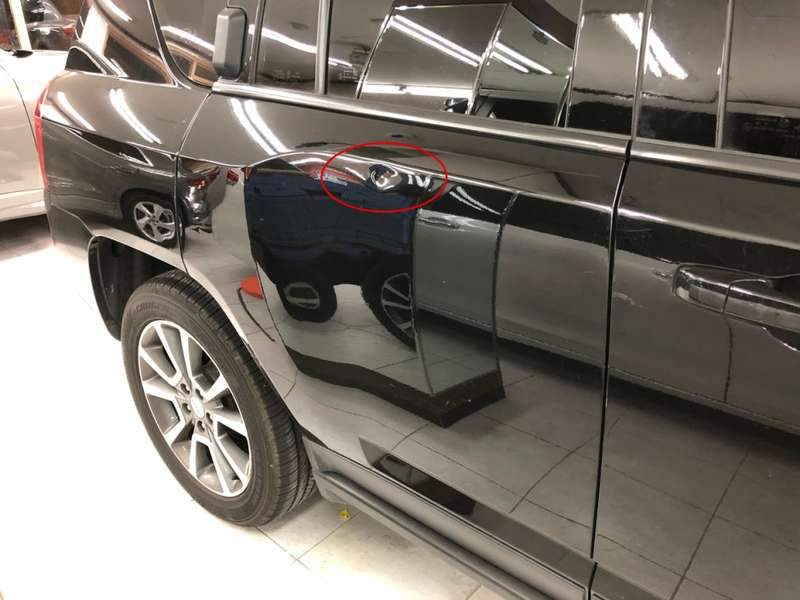 지프 컴패스 도어 덴트 복원 덴트 시공 사진