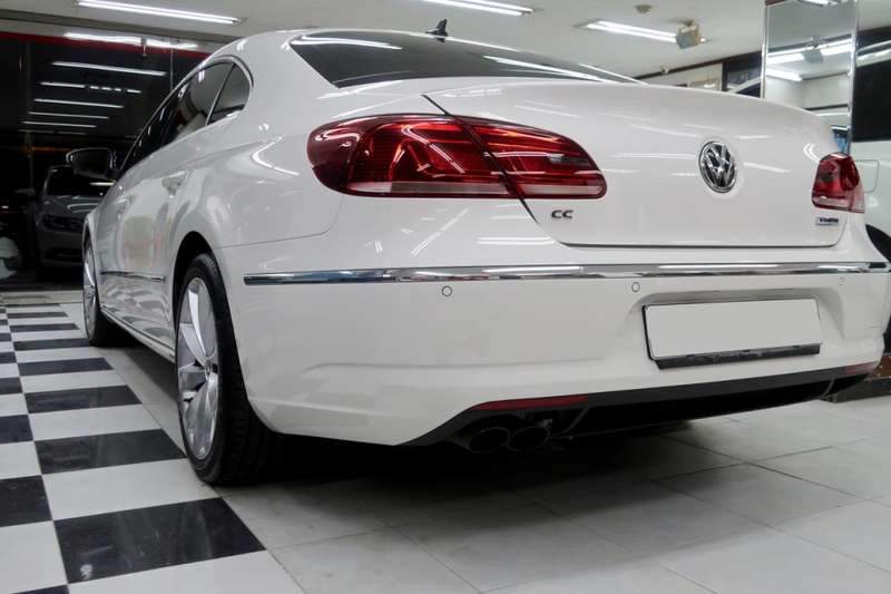 폭스바겐 파사트 CC 리어 범퍼 덴트 완성 후 03