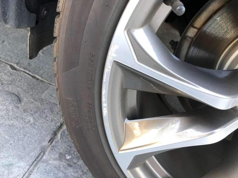 마포구 상암동 근처에서 BMW X6 휠 복원합니다. 시공 후