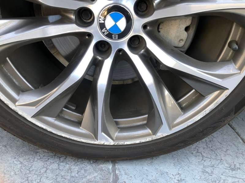 마포구 상암동 근처에서 BMW X6 휠 복원합니다. 시공 전