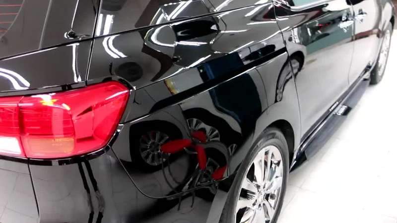 마포구 서교동에서 오신 카니발 리무진 광택과 실내클리닝 시공 후