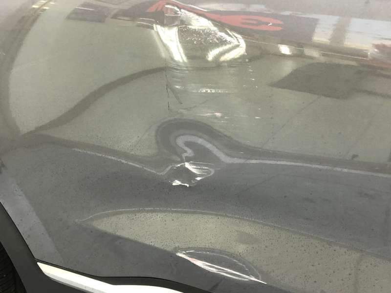 싼타페 덴트 작업 전 02