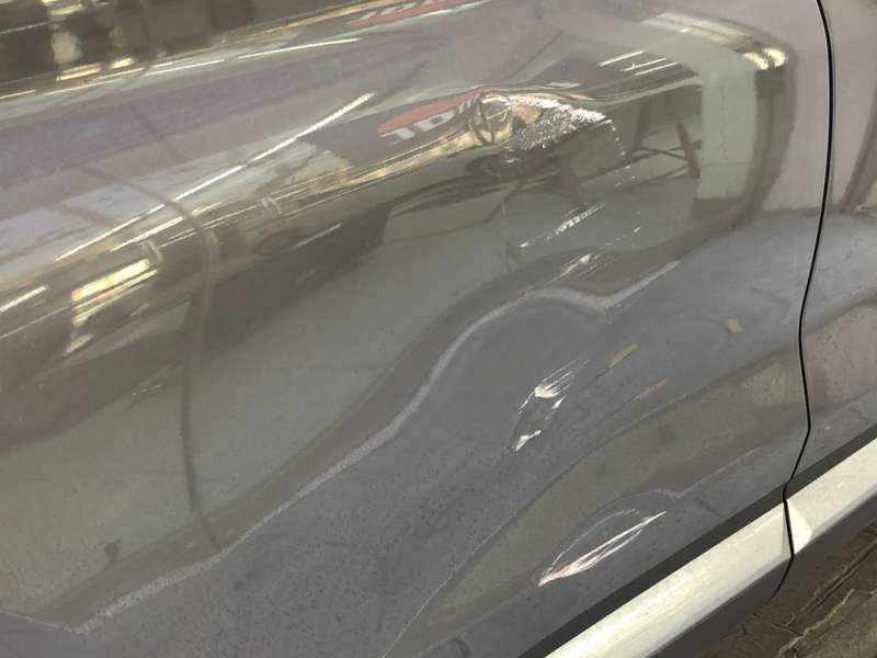 싼타페 덴트 작업 전 03