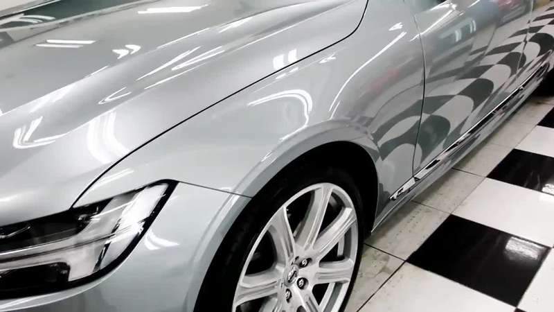 마포 ~ 마포구 상암동 판금 덴트 볼보 S90 눈길 미 시공 후