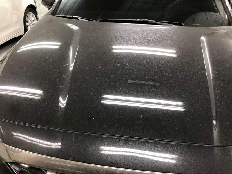 싼타페 덴트 시공 사진