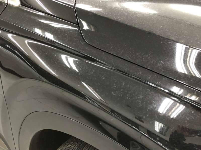 싼타페 덴트 시공 사진