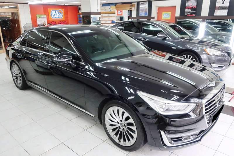 마포구 창전동 제네시스 EQ900 사이드 스텝 판금 덴트 복원