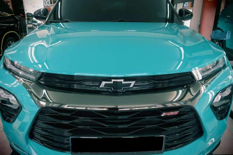 마포구 판금 도색 전문점 쉐보레 트레일블레이저 앞 범퍼 복원