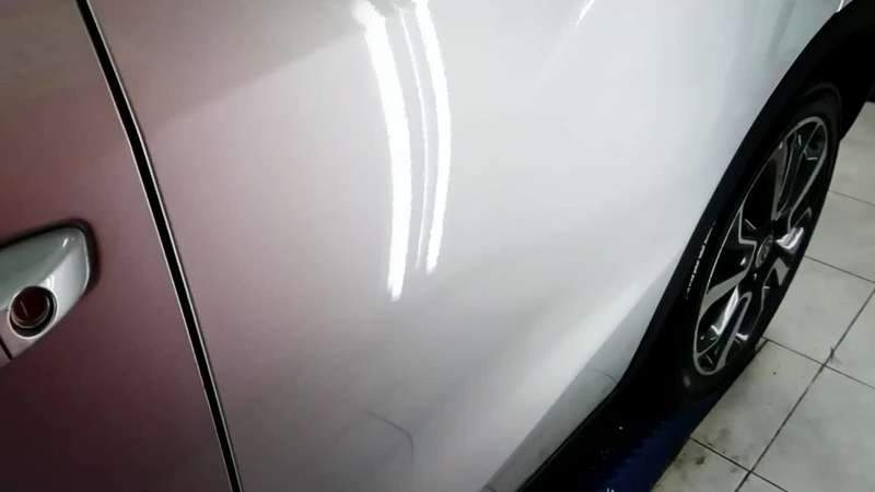 종로구에서 오신 쌍용 티볼리 도어 판금 덴트 시공 후