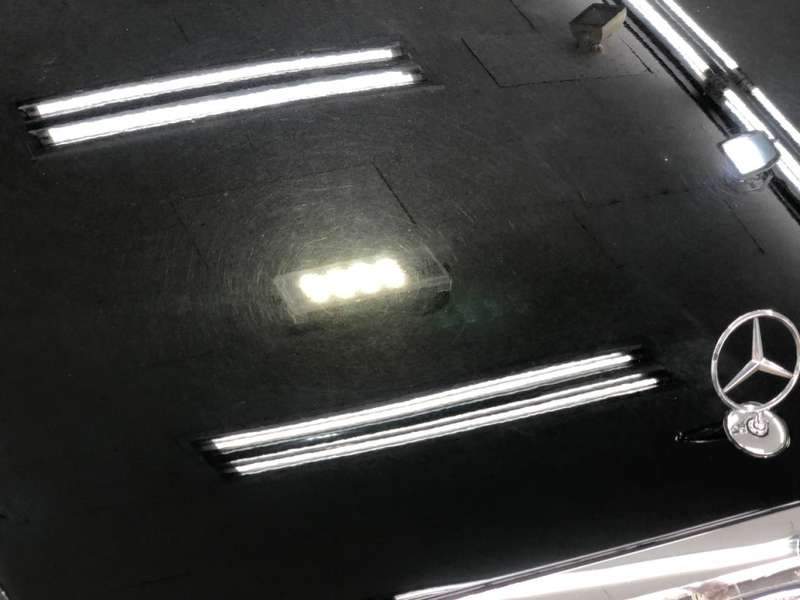 벤츠 W221 덴트 시공 사진