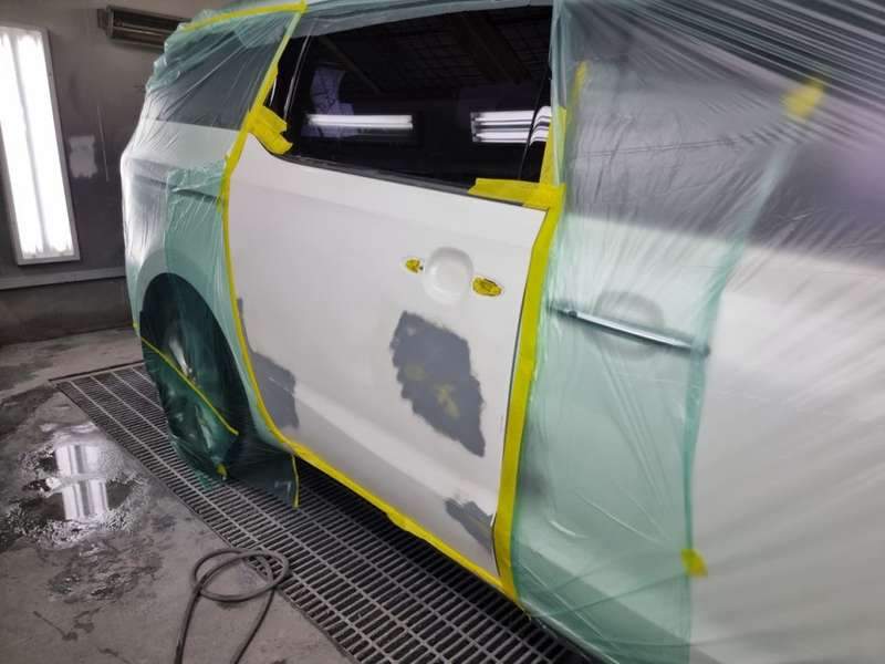 카니발 덴트 시공 사진