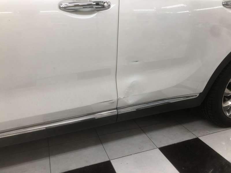 쏘렌토 덴트 시공 사진